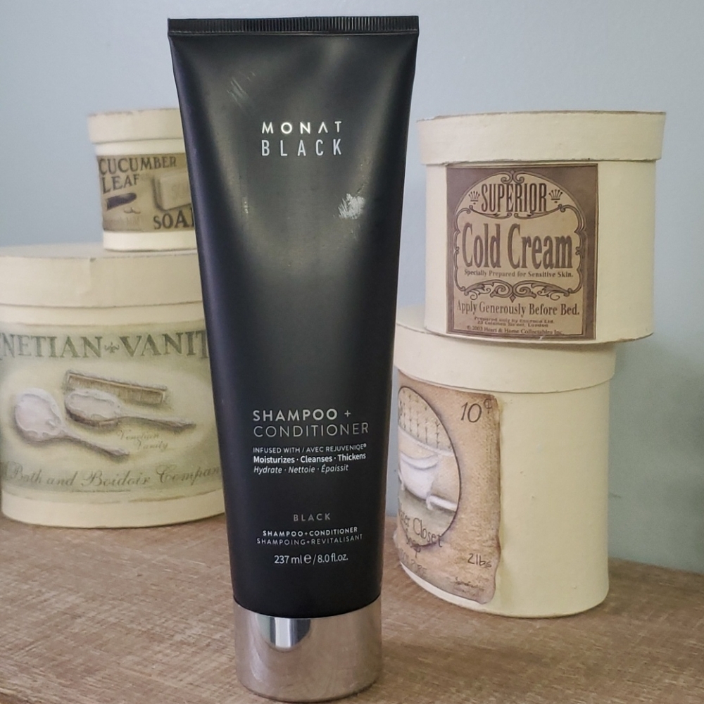 Monat BLACK Shampoo + Conditioner  8.0 FL oz.